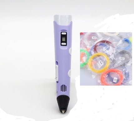 3D print pen 3D pen two generation graffiti 3D stereoscopic paintbrush children puzzle painting toys - Elite TronX