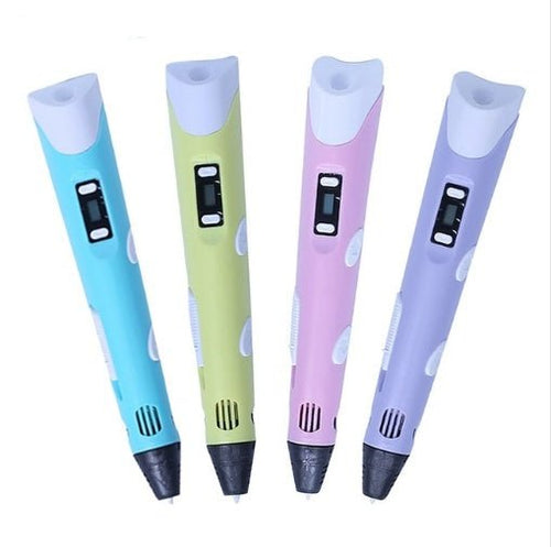 3D print pen 3D pen two generation graffiti 3D stereoscopic paintbrush children puzzle painting toys - Elite TronX