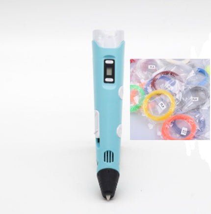 3D print pen 3D pen two generation graffiti 3D stereoscopic paintbrush children puzzle painting toys - Elite TronX