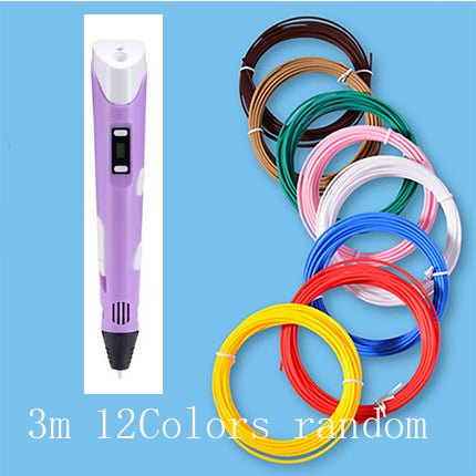 3D print pen 3D pen two generation graffiti 3D stereoscopic paintbrush children puzzle painting toys - Elite TronX