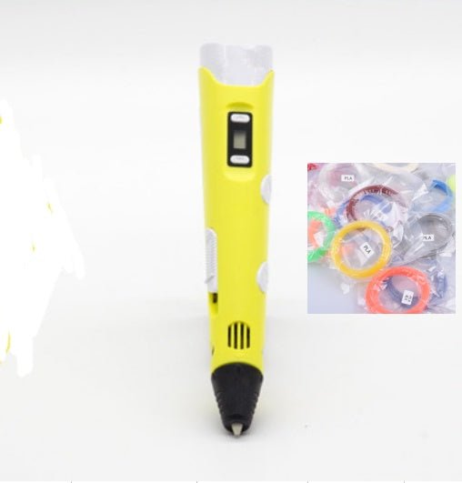 3D print pen 3D pen two generation graffiti 3D stereoscopic paintbrush children puzzle painting toys - Elite TronX