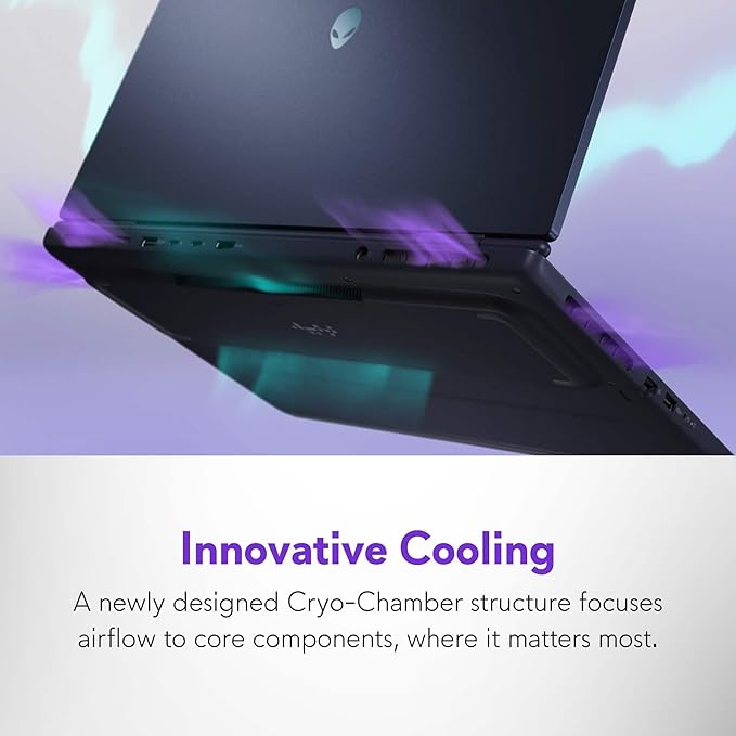 Alienware 16 Aurora Gaming Laptop (16" QHD+ 120Hz, Intel 10 - Core 7 240H (> i7 - 13620H), 64GB DDR5, 2TB SSD, NVIDIA GeForce RTX 5060 8GB), Backlit Keyboard, Wi - Fi 7, Ethernet, Webcam, Win 11 Home - Elite TronX