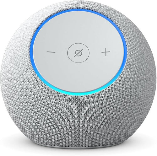Amazon Echo Dot Max (newest model), Alexa speaker with room - filling sound and nearly 3x bass, Great for living rooms and medium - sized spaces, Designed for Alexa+, Glacier White - Elite TronX