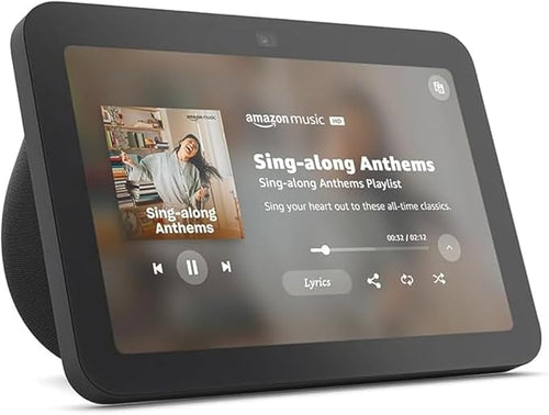 Amazon Echo Show 8, With Spatial Audio, Smart Home Hub, ideal for open living spaces, Designed for Alexa+, Charcoal - Elite TronX