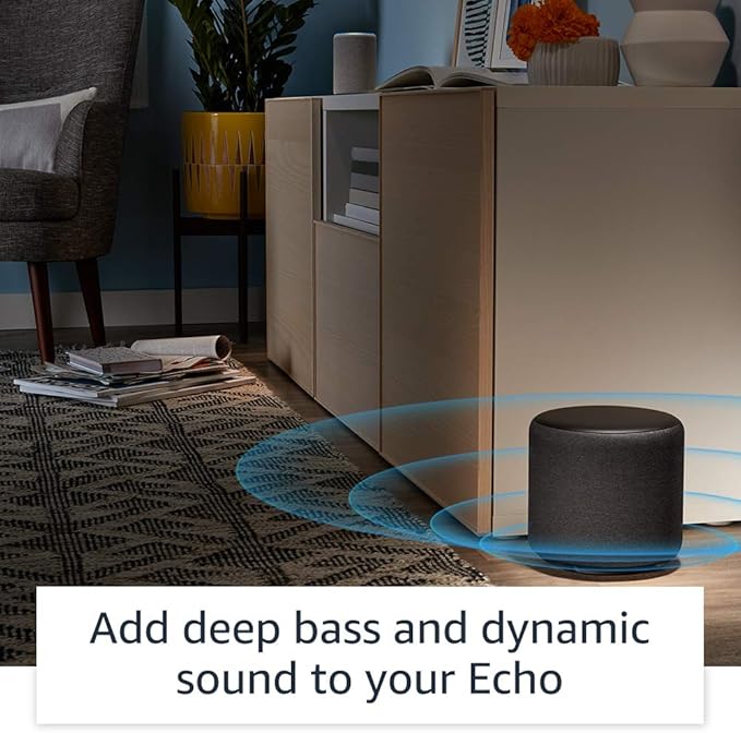 Amazon Echo Sub, Powerful subwoofer for your Echo, Requires compatible Echo device - Elite TronX