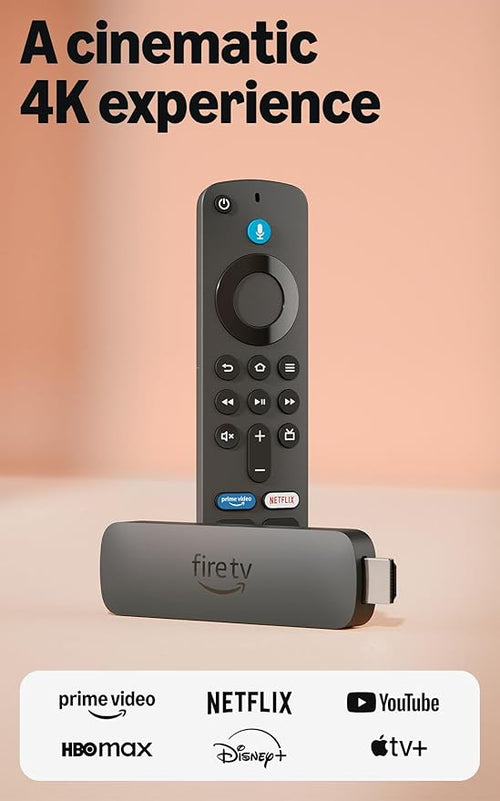 Amazon Fire TV Stick 4K (newest model) with AI - powered Fire TV Search, Wi - Fi 6, stream over 1.8 million movies and shows, free & live TV - Elite TronX