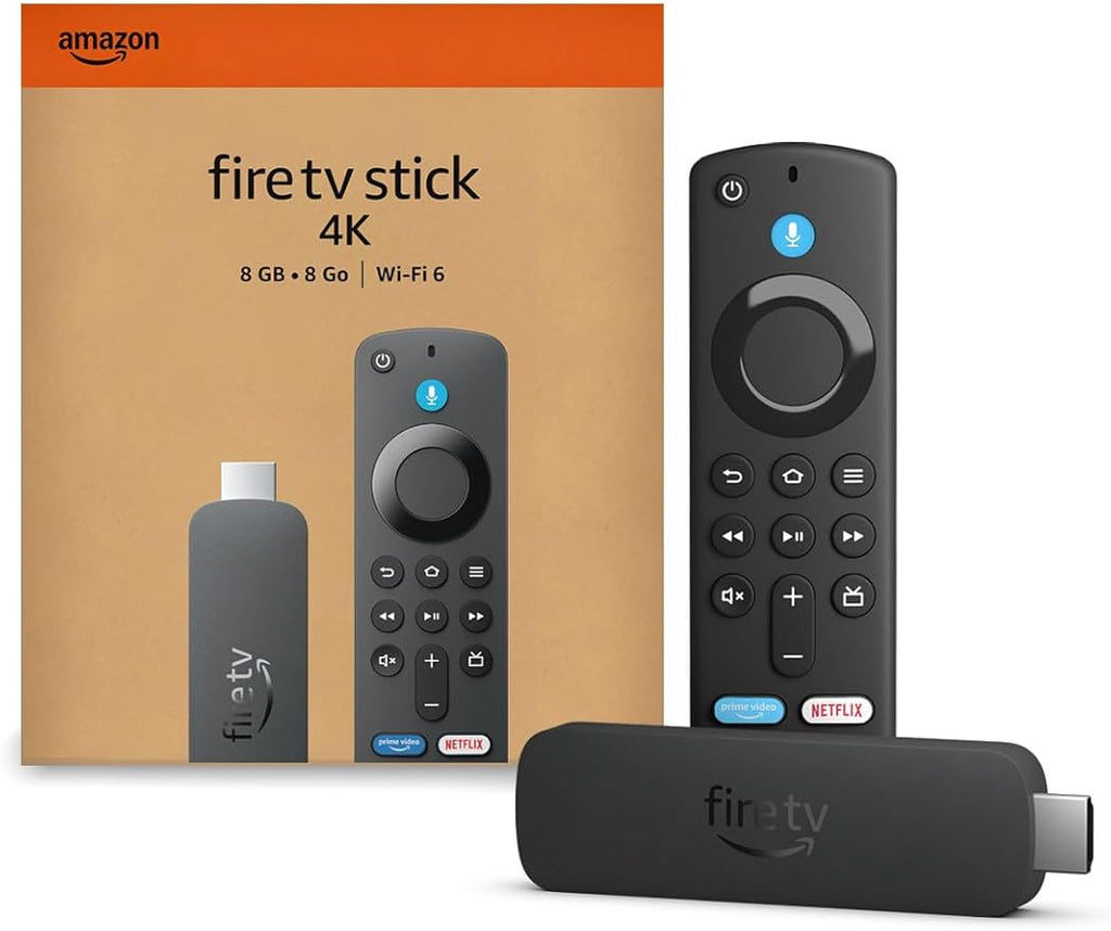 Amazon Fire TV Stick 4K (newest model) with AI - powered Fire TV Search, Wi - Fi 6, stream over 1.8 million movies and shows, free & live TV - Elite TronX