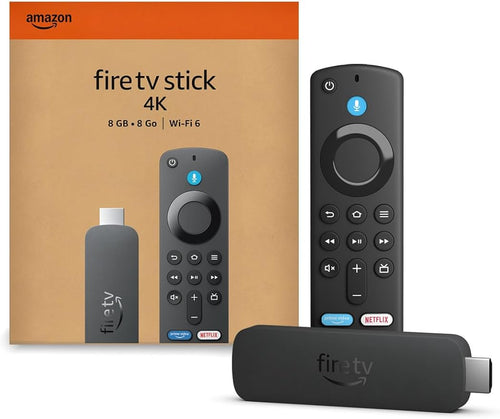 Amazon Fire TV Stick 4K (newest model) with AI - powered Fire TV Search, Wi - Fi 6, stream over 1.8 million movies and shows, free & live TV - Elite TronX