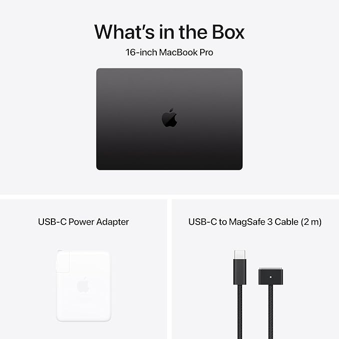 Apple 2024 MacBook Pro Laptop with M4 Pro, 14‑core CPU, 20‑core GPU: Built for Apple Intelligence, 16.2 - inch Liquid Retina XDR Display, 24GB Unified Memory, 512GB SSD Storage; Space Black - Elite TronX