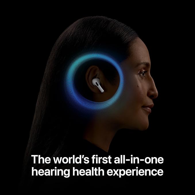 Apple AirPods Pro 2 Wireless Earbuds, Active Noise Cancellation, Hearing Aid Feature, Bluetooth Headphones, Transparency, Personalized Spatial Audio, High - Fidelity Sound, H2 Chip, USB - C Charging - Elite TronX