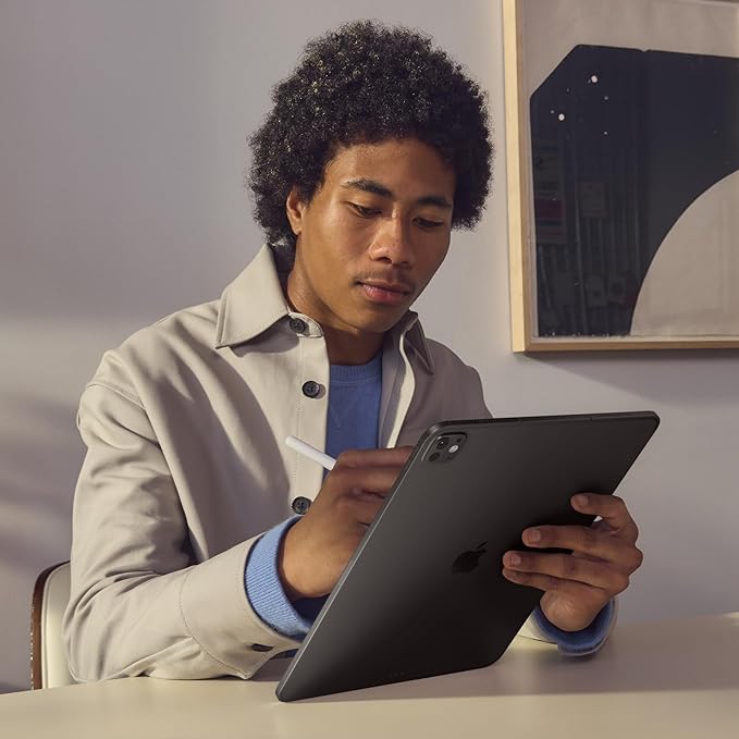 Apple iPad Pro 13 - Inch (M4): Built for Apple Intelligence, Ultra Retina XDR Display, 512GB, 12MP Front/Back Camera, LiDAR Scanner, Wi - Fi 6E, Face ID, All - Day Battery Life — Space Black - Elite TronX