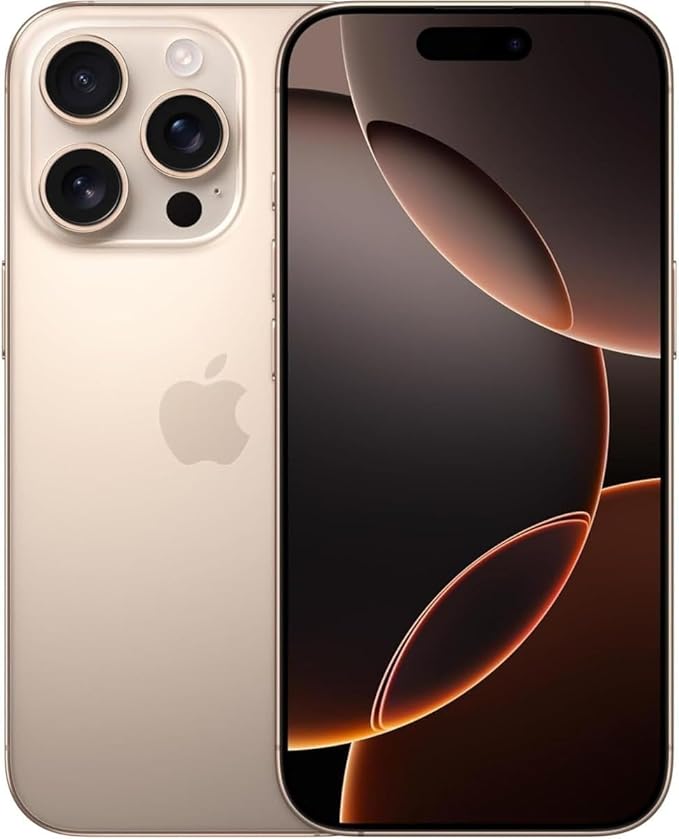 Apple iPhone 16 Pro Max, US Version, 256GB, Desert Titanium - Unlocked (Renewed) - Elite TronX