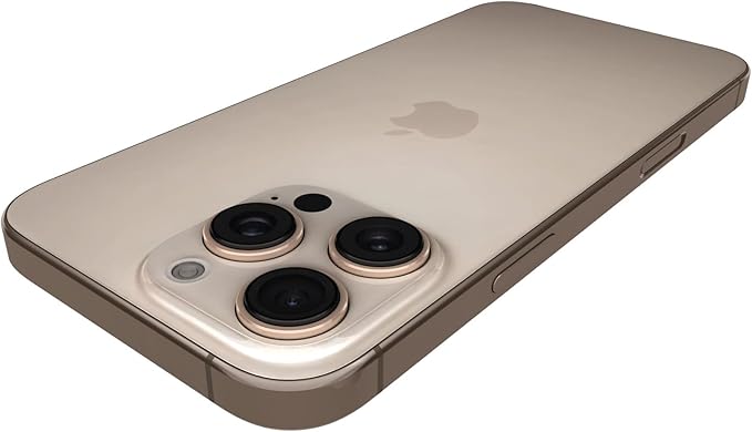 Apple iPhone 16 Pro Max, US Version, 256GB, Desert Titanium - Unlocked (Renewed) - Elite TronX