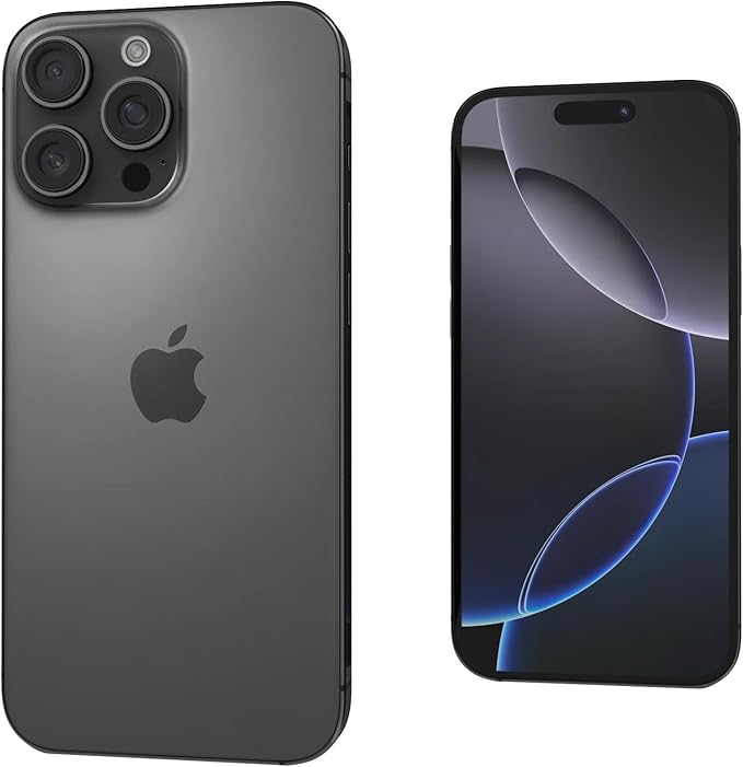 Apple iPhone 16 Pro, US Version, 256GB, Black Titanium - Unlocked (Renewed) - Elite TronX
