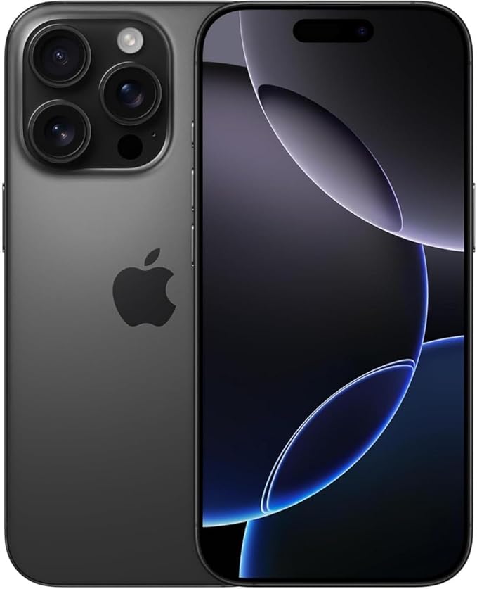 Apple iPhone 16 Pro, US Version, 256GB, Black Titanium - Unlocked (Renewed) - Elite TronX