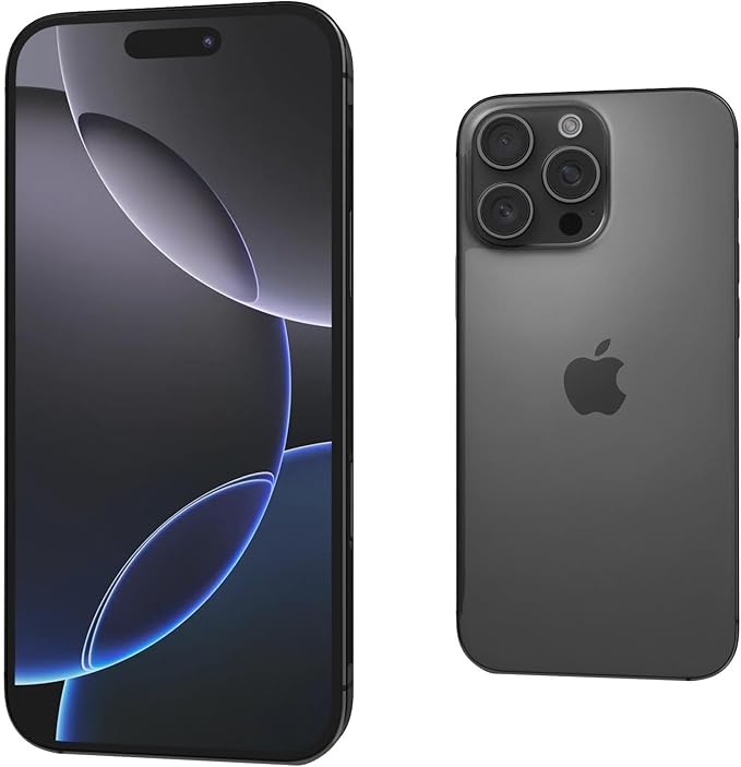 Apple iPhone 16 Pro, US Version, 256GB, Black Titanium - Unlocked (Renewed) - Elite TronX