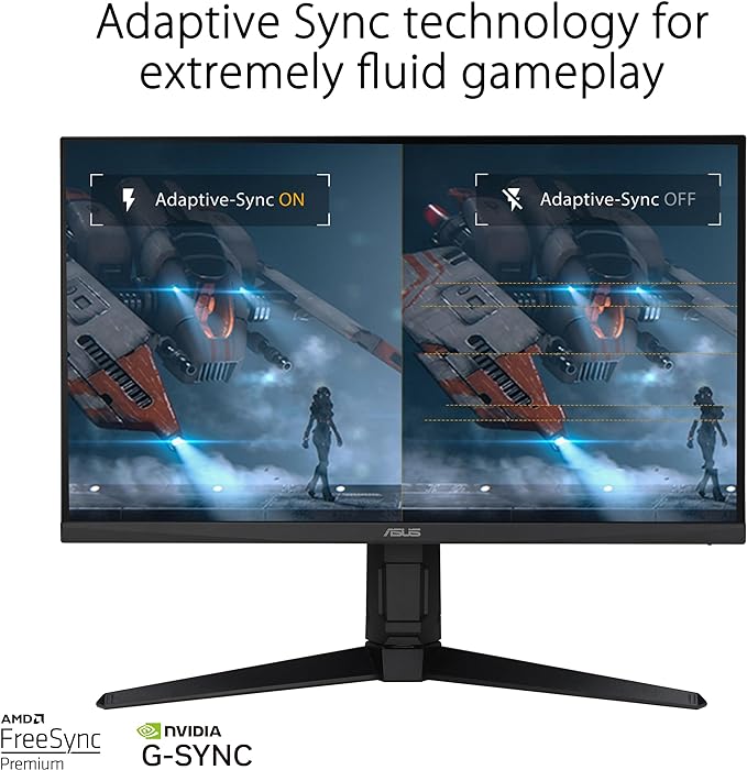 ASUS TUF Gaming 27” 1440P Monitor (VG27AQL3A) - QHD (2560 x 1440), 180Hz, 1ms, Fast IPS, Extreme Low Motion Blur SYNC, G - SYNC Compatible, Freesync Premium, 130% sRGB, DisplayHDR 400, 3 Year Warranty - Elite TronX