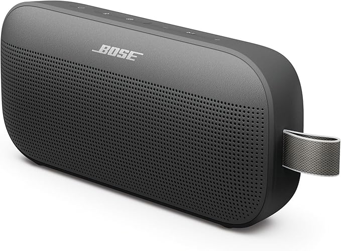 Bose SoundLink Flex Bluetooth Speaker (2nd Gen) - Portable Outdoor Speaker with Hi - Fi Audio, Waterproof and Dustproof, USB - C, Up to 12 Hours Battery Life, Black - Elite TronX