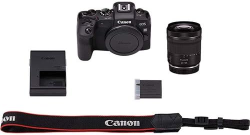 Canon EOS RP Full - Frame Mirrorless Interchangeable Lens Camera + RF24 - 105mm Lens F4 - 7.1 is STM Lens Kit - Compact and Lightweight for Traveling and Vlogging, Black (3380C132) - Elite TronX