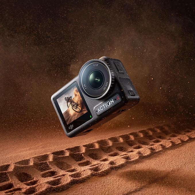 DJI Osmo Action 4 Standard Combo, 4K/120fps Waterproof Action Camera with a 1/1.3 - Inch Sensor, Stunning Low - Light Imaging,10 - bit & D - Log M Color Performance, Long - Lasting 160 Mins, Outdoor Camera - Elite TronX