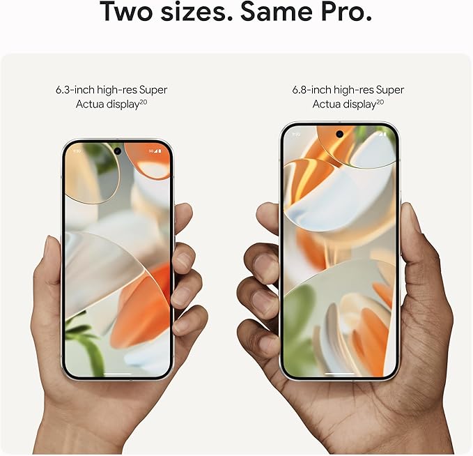 Google Pixel 9 Pro XL - Unlocked Android Smartphone with Gemini, Triple Rear Camera System, 24 - Hour Battery, and 6.8" Super Actua Display - Hazel - 128 GB - Elite TronX