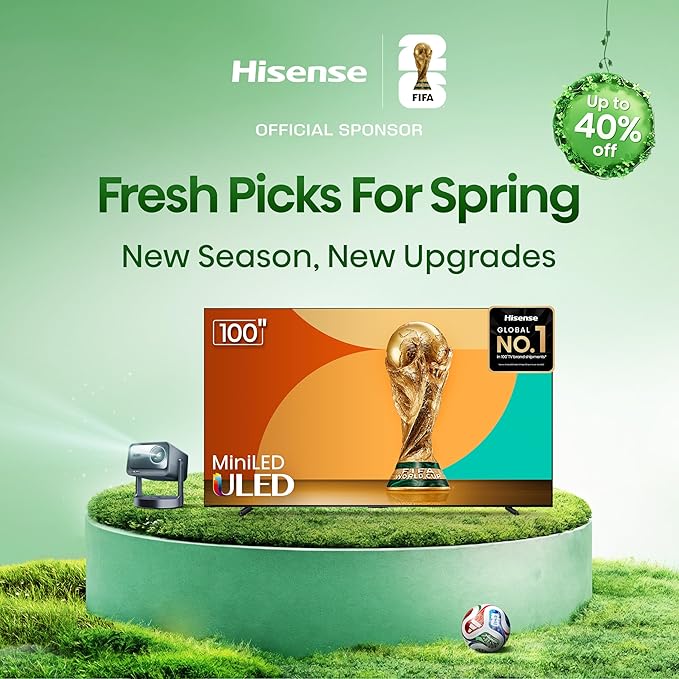 Hisense 32 - Inch Class A4 Series FHD 1080p Smart Fire TV (32A4NF, 2025 Model) - DTS Virtual: X, Slim Bezel Design, Alexa Built in - Elite TronX