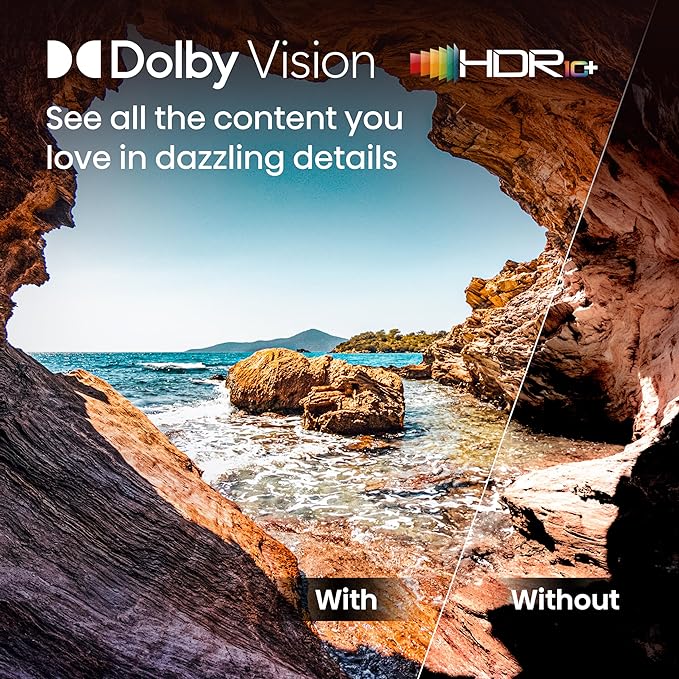 Hisense 55" Class A7 Series (55A7NF,2025 Model) 4K UHD Smart Fire TV, Voice Remote with Alexa, Wide Color Gamut, HDR10+, Dolby Vision, Dolby Atmos, Game Mode, ALLM, Stream Live TV Without Cable - Elite TronX