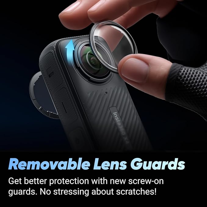 Insta360 X4 Motorcycle Bundle - 8K Waterproof 360 Action Camera, 4K Wide - Angle Video, Invisible Selfie Stick, Removable Lens Guards, 135 Min Battery Life, AI Editing, Stabilization, for Sports, Travel - Elite TronX