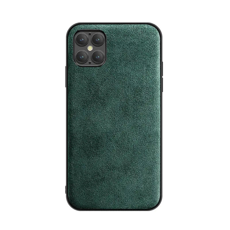 iPhone 14 Anacotte Luxeium premium microfiber suede handcraft iPhone case - Elite TronX