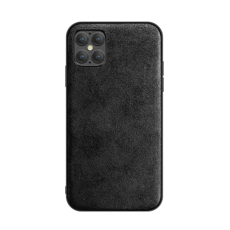 iPhone 14 Anacotte Luxeium premium microfiber suede handcraft iPhone case - Elite TronX