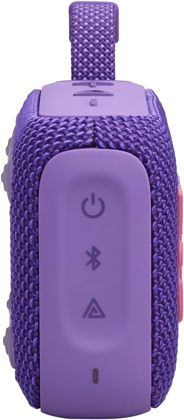 JBL Go 4 - Ultra - Portable, Waterproof and Dustproof Bluetooth Speaker, Big JBL Pro Sound with Punchy bass, 7 - Hour Built - in Battery, Made in Part with Recycled Materials (Purple) - Elite TronX