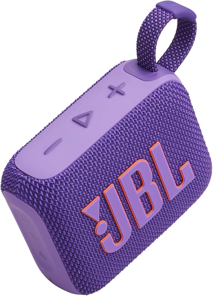 JBL Go 4 - Ultra - Portable, Waterproof and Dustproof Bluetooth Speaker, Big JBL Pro Sound with Punchy bass, 7 - Hour Built - in Battery, Made in Part with Recycled Materials (Purple) - Elite TronX