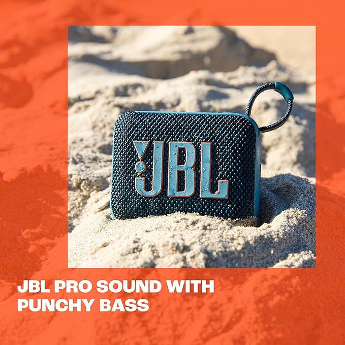 JBL Go 4 - Ultra - Portable, Waterproof and Dustproof Bluetooth Speaker, Big JBL Pro Sound with Punchy bass, 7 - Hour Built - in Battery, Made in Part with Recycled Materials (Purple) - Elite TronX