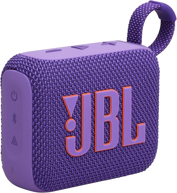 JBL Go 4 - Ultra - Portable, Waterproof and Dustproof Bluetooth Speaker, Big JBL Pro Sound with Punchy bass, 7 - Hour Built - in Battery, Made in Part with Recycled Materials (Purple) - Elite TronX