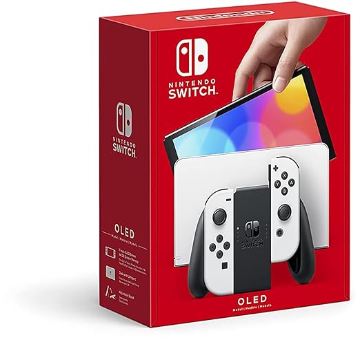 Nintendo Switch – OLED Model w/White Joy - Con - Elite TronX