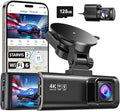 REDTIGER 4K Dash Cam Front Rear, STARVIS 2 Sensor, Free Card Included, 5.8GHz WiFi - 20MB/s Fast Download, Dash Camera for Cars with GPS, WDR Night Vision, 170°Wide Angle, 24H Parking Mode(F7NP) - Elite TronX