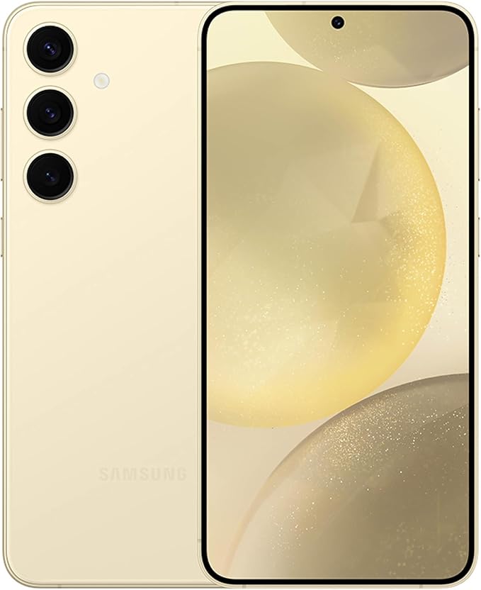 SAMSUNG Galaxy S24+ Plus Cell Phone, 256GB AI Smartphone, Unlocked Android, 50MP Camera, Fastest Processor, Long Battery Life, US Version 2024, Amber Yellow - Elite TronX