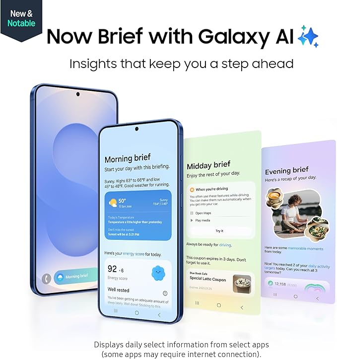 Samsung Galaxy S25+ Cell Phone, 256GB Smartphone, Unlocked Android, AI Night Mode Camera, Snapdragon 8 Elite Fast Processor, ProScaler Display, 4900mAh Battery, 2025, US 1 Yr Warranty, Navy - Elite TronX