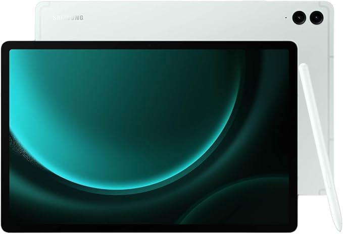 Samsung Galaxy Tab S9 FE+ 12.4” 128 GB Android Tablet, IP68 Water - and Dust - Resistant, Long Battery Life, Powerful Processor, S Pen, 8MP Camera, Lightweight Design, US Version, 2023, Mint - Elite TronX