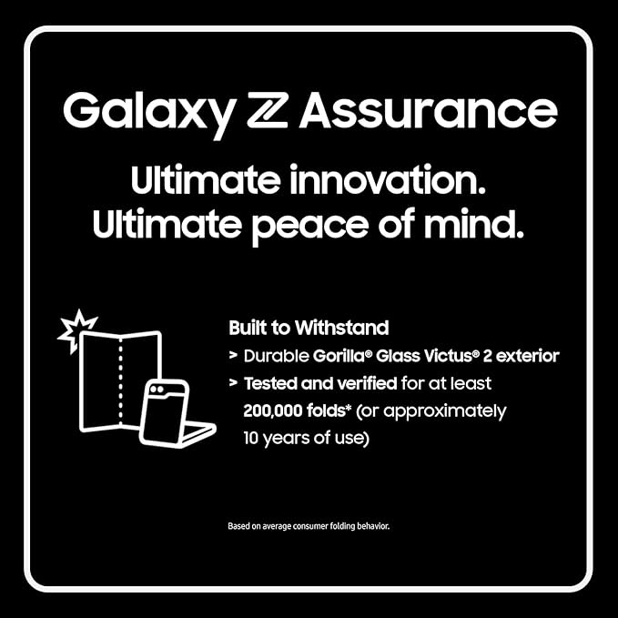 Samsung Galaxy Z Fold 6, 512GB Unlocked Android Smartphone, Circle to Search, Hands - Free Interpreter, AI Photo Edits, Foldable Display for Multitasking, 2024, US 1 Yr Warranty, Silver Shadow - Elite TronX