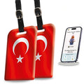 Smart Bag Security Tag - Turkey Flag [Pack 2] - Elite TronX