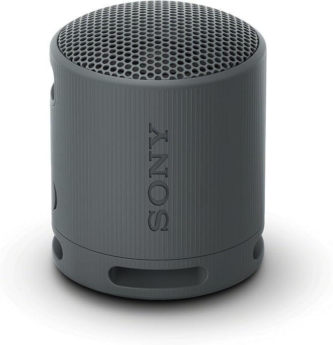 Sony SRS - XB100 Wireless Bluetooth Portable Lightweight Super - Compact Travel Speaker, Durable IP67 Waterproof & Dustproof Shower Speaker, 16 Hour Battery, Versatile Strap, & Hands - free Calling, Black - Elite TronX