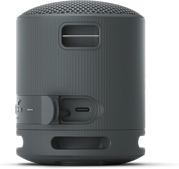 Sony SRS - XB100 Wireless Bluetooth Portable Lightweight Super - Compact Travel Speaker, Durable IP67 Waterproof & Dustproof Shower Speaker, 16 Hour Battery, Versatile Strap, & Hands - free Calling, Black - Elite TronX
