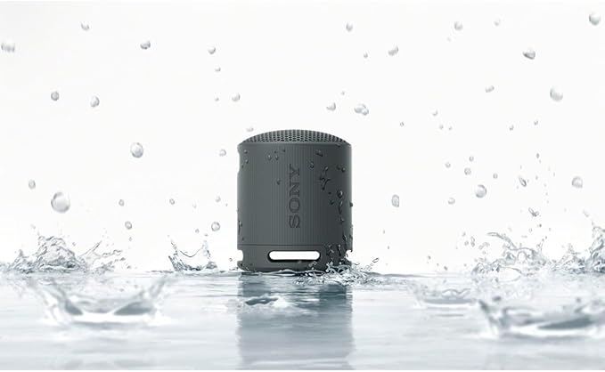Sony SRS - XB100 Wireless Bluetooth Portable Lightweight Super - Compact Travel Speaker, Durable IP67 Waterproof & Dustproof Shower Speaker, 16 Hour Battery, Versatile Strap, & Hands - free Calling, Black - Elite TronX