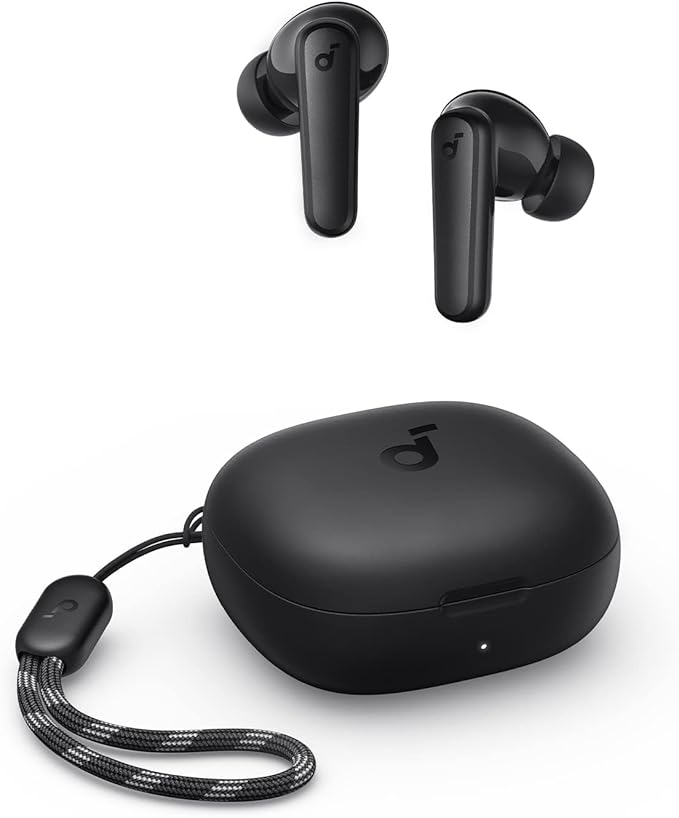 Soundcore by Anker P20i True Wireless Earbuds, 10mm Drivers with Big Bass, Bluetooth 5.3, 30H Long Playtime, Water - Resistant, 2 Mics for AI Clear Calls, 22 Preset EQs, Customization via App - Elite TronX