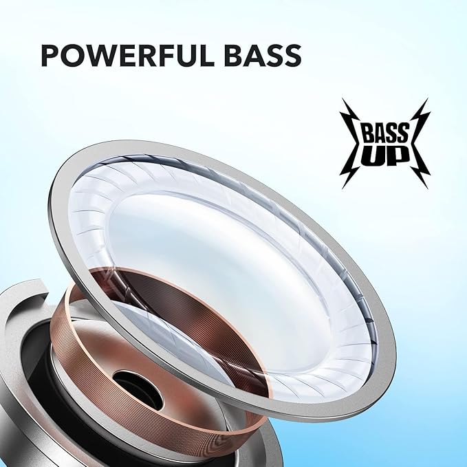 Soundcore by Anker P20i True Wireless Earbuds, 10mm Drivers with Big Bass, Bluetooth 5.3, 30H Long Playtime, Water - Resistant, 2 Mics for AI Clear Calls, 22 Preset EQs, Customization via App - Elite TronX
