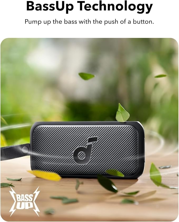 Soundcore Motion 300 by Anker, Bluetooth Speaker, Wireless Hi - Res Portable Speaker, IPX7 Waterproof, BassUp, Bluetooth 5.3, 30W Stereo Sound, 13H Playtime for Home, Shower, Outdoor, and Travel - Elite TronX