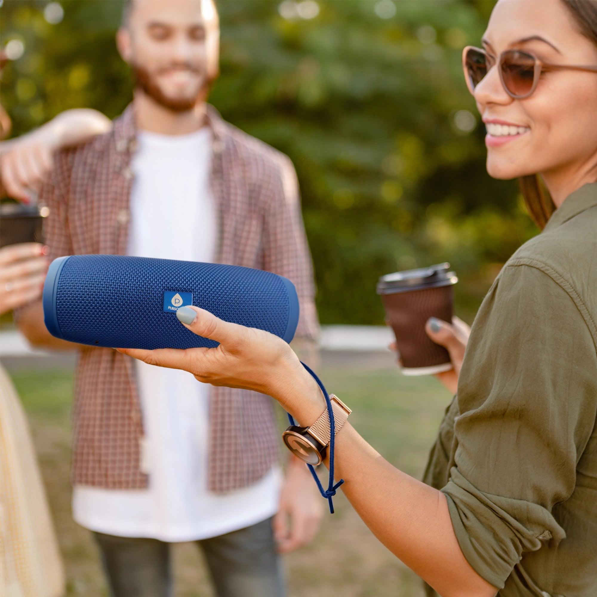 Total Audio Freedom Collection – Wireless Earbuds + Extended - Play 360° Speaker + Waterproof Suction Speaker - Elite TronX