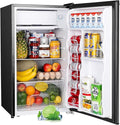 Upstreman 3.2 Cu.Ft Mini Fridge with Freezer, Single Door Mini Fridge, Dorm Fridge, Adjustable Thermostat, Mini Refrigerator for Bedroom, Office, Dorm, Black - BR321 - Elite TronX